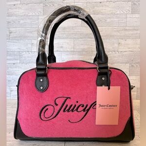 Juicy Couture Pink Velour Satchel Bag – NWT